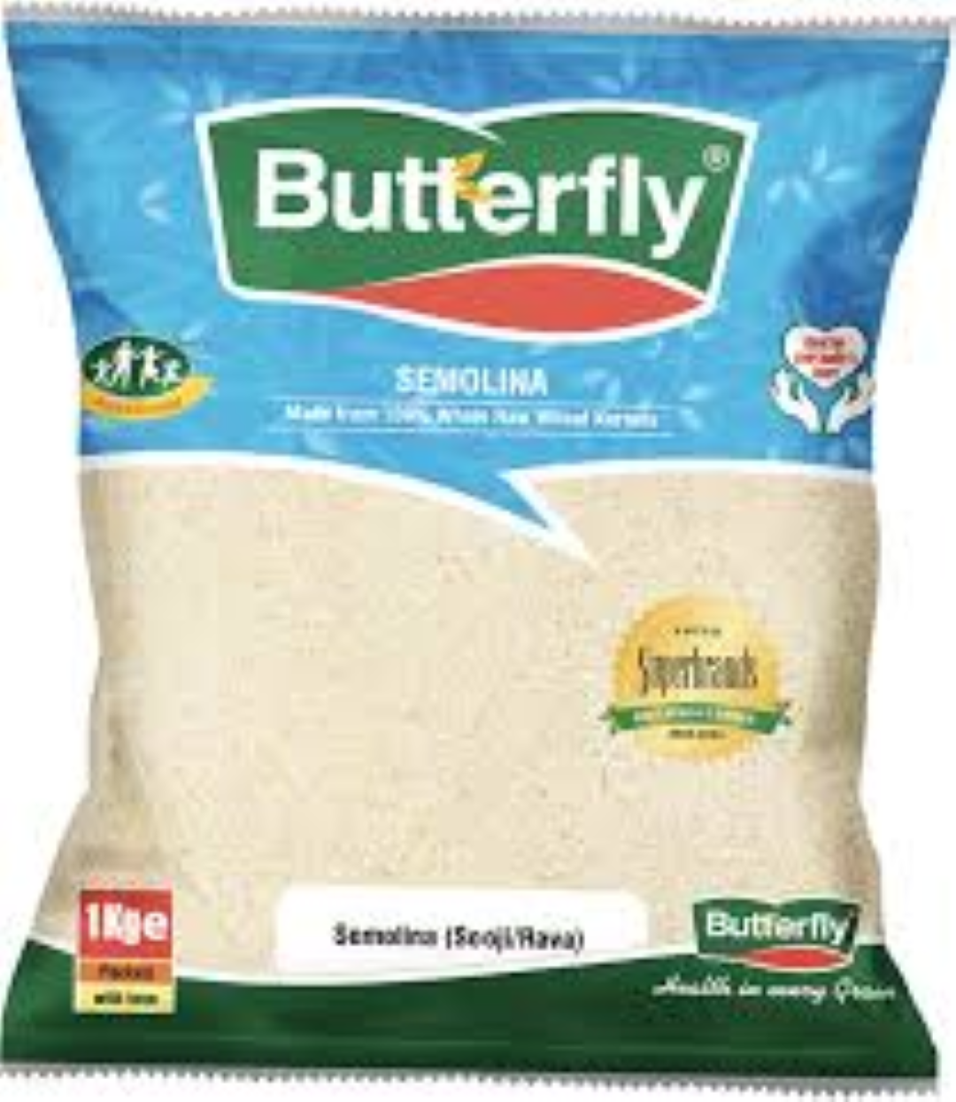 BUTTERFLY SOOJI(SEMOLINA) 1KG